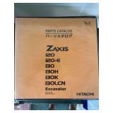 Zaxis 120/120-E/130/130H/130K/130LCN Excavator Parts Catalog