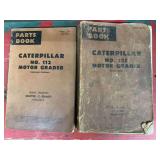 Caterpillar No. 112 and No. 12F Motor Grader Parts Books