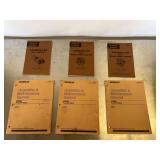 Caterpillar Engine and Scraper Manuals and Parts Books