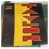 Taylor Machine Works Yardster Service Manual