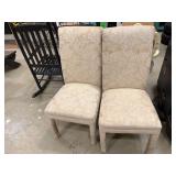 Assorted Furniture Lot Including Upholstered Chairs and Rocking Chairs