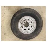 Pro Meter ST235/85R16 Trailer Tire and Steel Wheel
