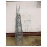 (25) Wire Plant Support 54in