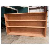 (2) Wooden Open Shelving Units