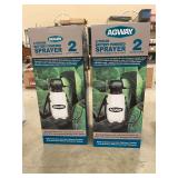 (2) Agway Lithium Battery Powered Sprayer, 2-Gallon Capacity