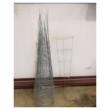 (25) Wire Plant Support 54in