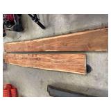 (2) Rough-Cut Live Edge Cedar Planks