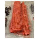 (4) 4ft Orange Plastic Safety Barrier Fencing Rolls