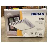 Broan 678 50 CFM Ventilation Fan with Light