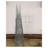 (25) Wire Plant Support 54in