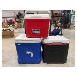 (3) Used Igloo Coolers