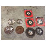 Assorted Circular Saw Blades and Masonry Cutting Wheels, 8-Piece Set