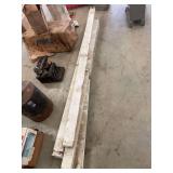 Lot of (4) 8ft Linear Fluorescent Light Fixture Housings