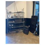 Peavey XR 600C Mixer Amp and Audio Equipment Lot