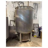 Stainless Steel Industrial Processing Direct Fire Tank 10 BBL