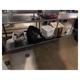 10 FT. Stainless Steel Prep Table with Lower Shelf