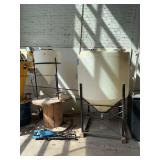 Brewery Equipment Lot Including Conical Fermenters and Vevor Kegerator
