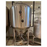 G W Kent  10 BBL Stainless Steel Conical Fermentation Tank