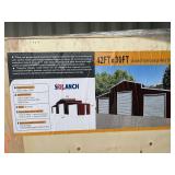 42ft x 30ft Triple Garage Metal Shed