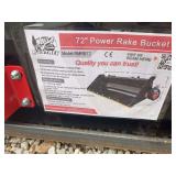 Power Rake Bucket, 72"