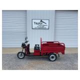 Electric Tricycle with Dump Bed