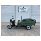 Electric Tricycle with Dump Bed