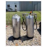 (2) Stainless Industrial Chemical Sprayers