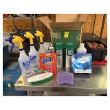 Box of Cleaning Supplies