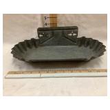 Ornate Galvanized Shelf, 13"W, 7"D