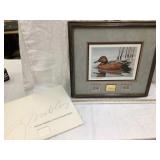 1985/86 Federal Duck Stamp Print, Frame is