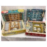 (4) Toy China Tea Set