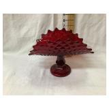 Westmoreland Ruby Red Center Piece, 7"T
