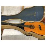 Harmony Classic Guitar w/ a Case, 38"L, 14"W