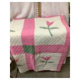 Tulip Quilt, 64"x53"