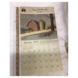 1972 IH Joe Rhomberg, Elkader Iowa Calendar16"x9"