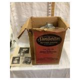 Sunbeam Butter Churn Attachment w/ Box