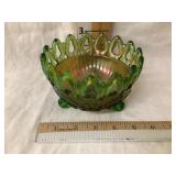 Carnival Glass Northwood Open Edge Wild Rose B