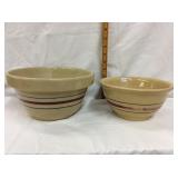 (2) RRPC Stoneware Bowls