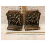 Cast Iron Bicentennial Book Ends, Baker Mfg.