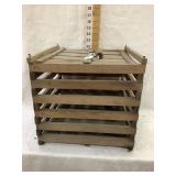 Wood Egg Crate, 12"T, 12 3/4"L, 12 3/4"D,