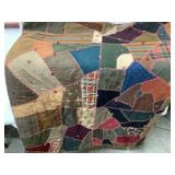 Crazy Quilt, 66"x80", some minor wearing