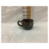 Carnival Glass Amethyst Punch Cup 2"T