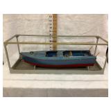 Folkart Type Wood Boat Missing Pieces?, Boat