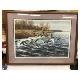 Maynard Reece Signed Framed Print, Frame Measures