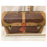 Cardboard Treasure Chest Record Holder, 45s,