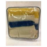 Golden Dawn Wool Blanket 72" x 48", Condition as