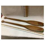 (2) 26"L "Saganaga Lake Ontario" Oars