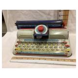 Toy Metal Typewriter, 11"W