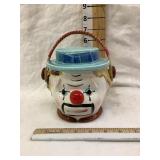 Clown Head Cookie Jar, 5 1/2"T