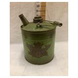 Painted/Decorated Metal Gas Can, 8"T